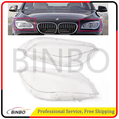 Headlight Lens Cover Fit For 2009-2015 BMW F02 F01 7 740i 740Li 750i 750Li 760i 07FC0E-D4 - KOEEK