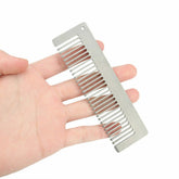 Antistatic Health Hair Comb Titanium Keychain Unique Fashion Pocket Comb 07FC0E-D4 - KOEEK