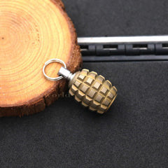 Titanium TC4 EDC Knife Parachute Cord Tool Lanyard Bead Key Chain Pendant DZ-GGT 07FC0E-D4 - KOEEK