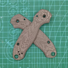 1 Pair Carbon Fibre Knife Handle Scales for Spyderco C223 Para3 Folding Knife 07FC0E-D4 - KOEEK