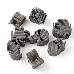 EDC Titanium Alloy Folding Knife Handle Lanyard Bead Umbrella Rope Pendant Tools 07FC0E-D4 - KOEEK