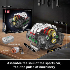 new Mould King 10181 Horizontally Opposed Engine Boxer Motor Building Block Toy MOULD KING - KOEEK