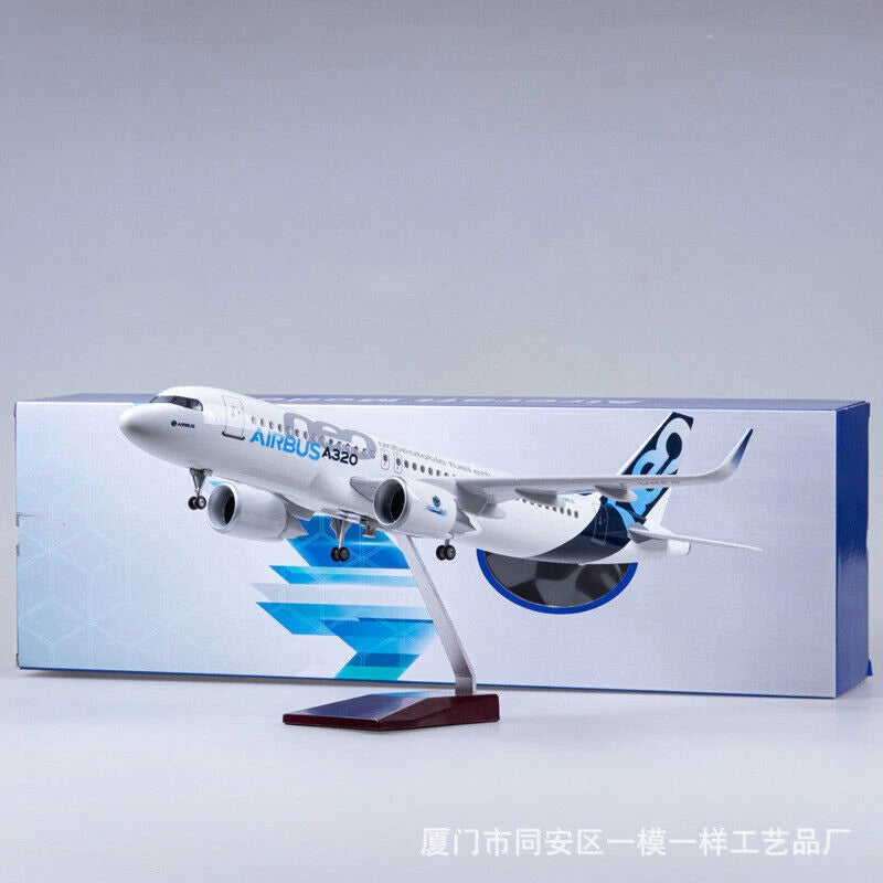 1/80 Airbus A320neo passengerPlane Model 47cm Airplane Aircraft Display Gift 07FC0E-D4 - KOEEK