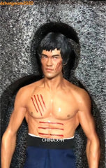CHINA. X - H Bruce Lee 李小龙 Figure Statue Action Model Limited Two Heads 1/6 07FC0E-D4 - KOEEK