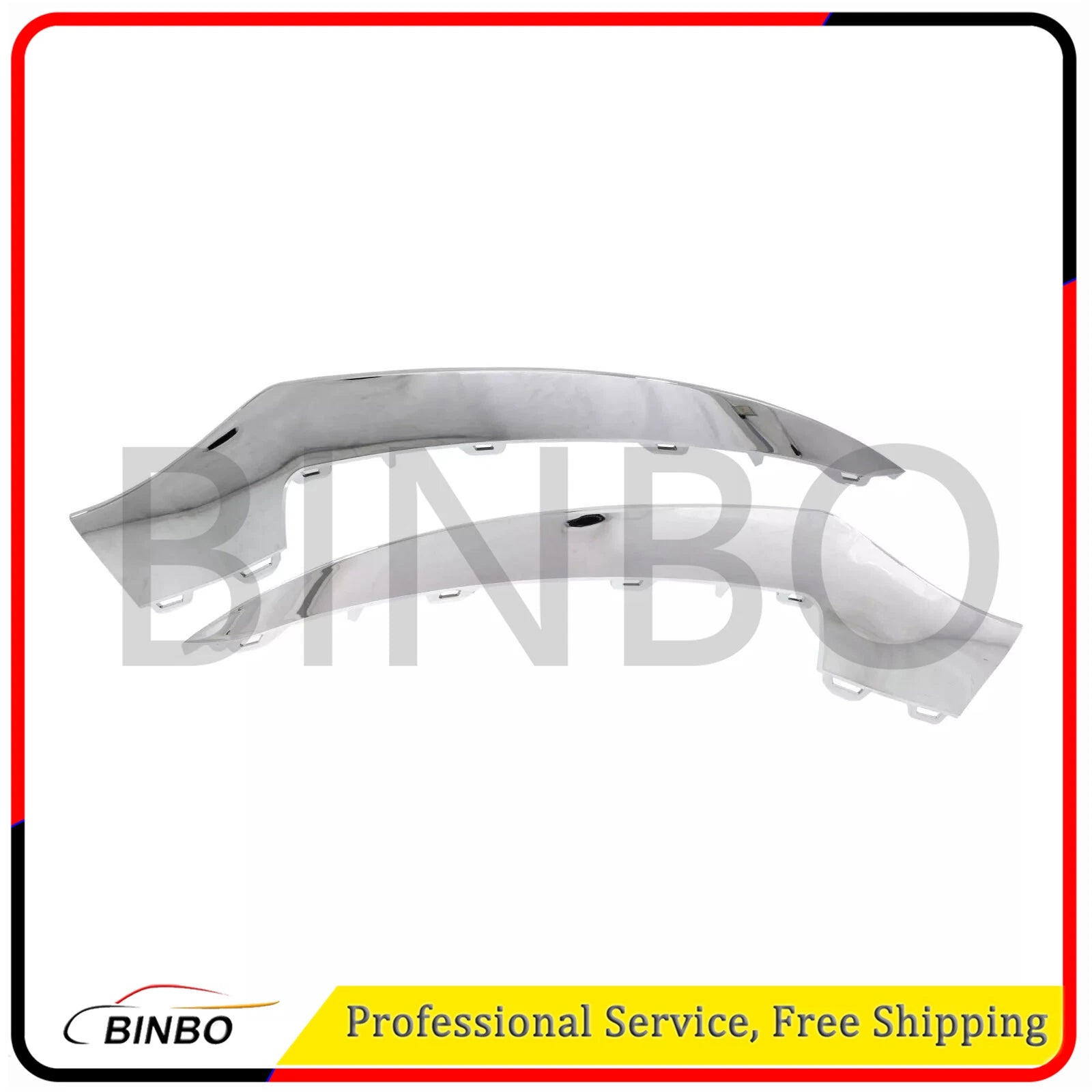 Pair Bumper Face Bar Trims Molding Step Pads Fit for 2014 Mercedes E350 Coupe 07FC0E-D4 - KOEEK
