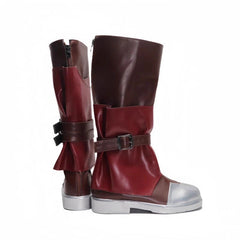 Game LOL Arcane: League of Legends Zaun Ekko Cosplay Shoes Zipper PU Long Boots 07FC0E-D4 - KOEEK