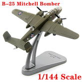 AF1 1/144 US B-25 Mitchell Bomber Diecast Finished Model 07FC0E-D4 - KOEEK