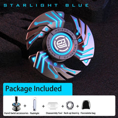 Fidget Spinners, Luminous Durable High Speed Bearing Metal, Removable Deformable 07FC0E-D4 - KOEEK