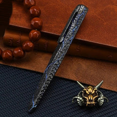 Handmade Titanium Pocket BallPoint Pen Signature Writing Pen Business Office EDC 07FC0E-D4 - KOEEK