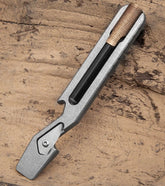 EDCTitanium Alloy Multi-function Crowbar Outdoor Survival Strike Fire ToolOpener 07FC0E-D4 - KOEEK