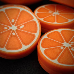 Creative Orange Fidget Coin 3D Plastic EDC Fidget Toy Stylish Novel Ratchet Coin 07FC0E-D4 - KOEEK