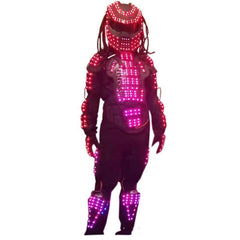 The Predator LED Robots Party Cosplay Costume Show Glowing Night Lights Clothing 07FC0E-D4 - KOEEK