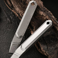 Titanium Alloy EDC Pry Bar Multi Tool Keychain Bottle Opener Lightweight 07FC0E-D4 - KOEEK
