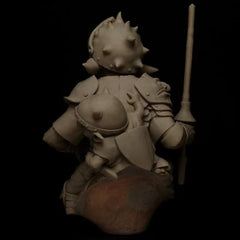 1/12 Resin Bust Model Kit Goblin Warrior Riding Pig Unassembled Unpainted 07FC0E-D4 - KOEEK