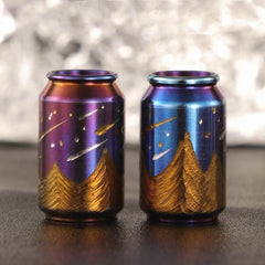 Titanium Knife Lanyard Bead Paracord Necklace Pendant Bracelet Bead EDC Handmade 07FC0E-D4 - KOEEK