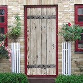 3D Simulation Wooden Door Self Adhesive Bedroom Door Murals Decals Wall Sticker 07FC0E-D4 - KOEEK