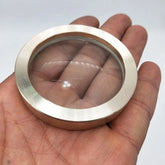 1PC Professional Spinning Top Base Glass Lens Brass Frame Diameter 56mm/ 2.2 in 07FC0E-D4 - KOEEK