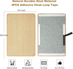 new ChicWow Cat Scratch Pad, 23.6 X 15.7In Inch X 15.7 Inch, Light Brown CHICWOW - KOEEK