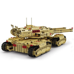 new Mould King 20011 Remote Control Mammoth Tank Military Model Building Block Toy MOULD KING - KOEEK