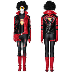 Spider-Woman Across the Spider-Verse Jessica Cosplay Costume Outfit Drew Wig Bag 07FC0E-D4 - KOEEK
