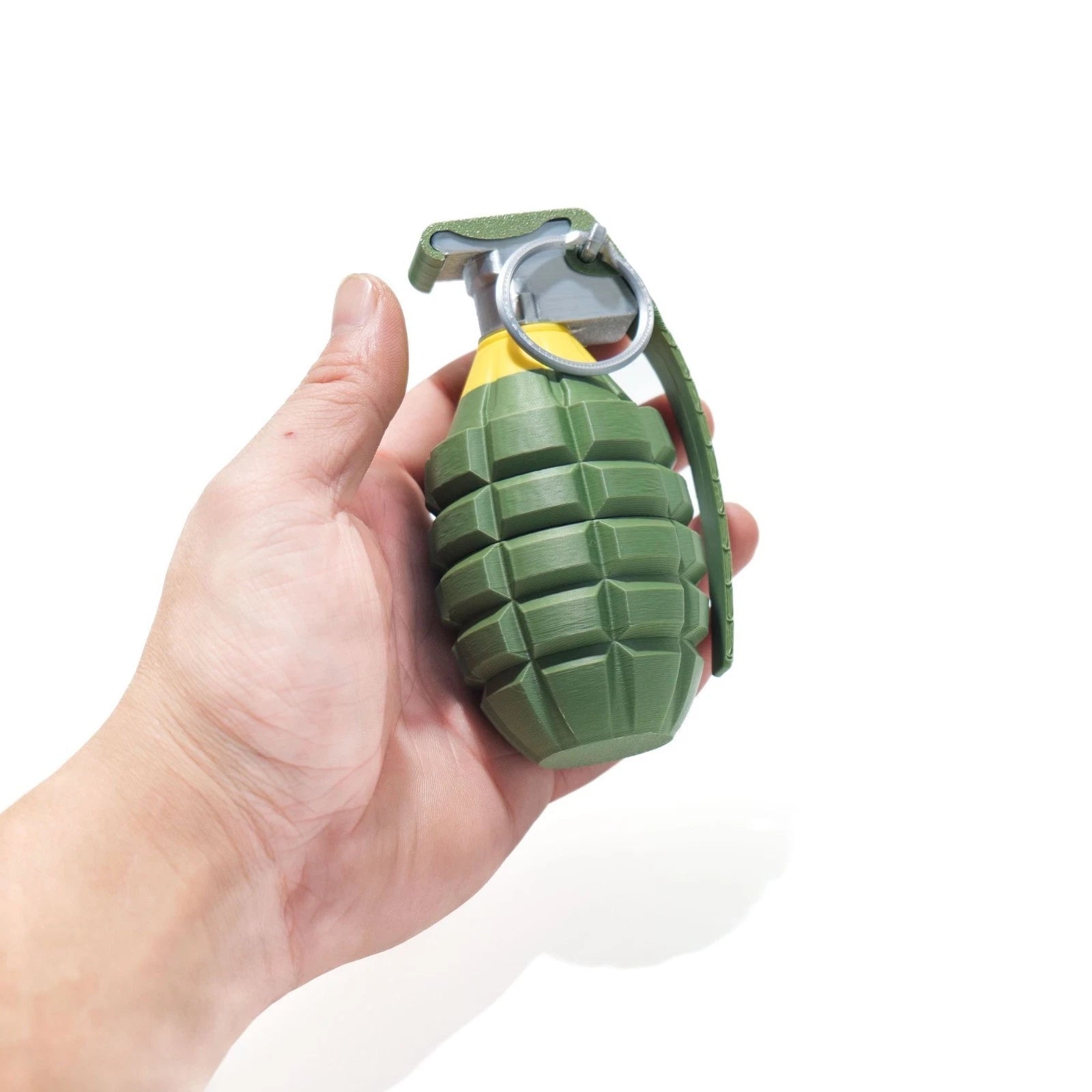 US Hand Grenade Pen Holder 3D Printed Openable Desktop Display Creative Gift 07FC0E-D4 - KOEEK