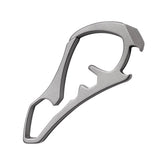 EDC Titanium Alloy Keychain Carabiner Waist Fast Hanging Buckle Bottle Opener 07FC0E-D4 - KOEEK