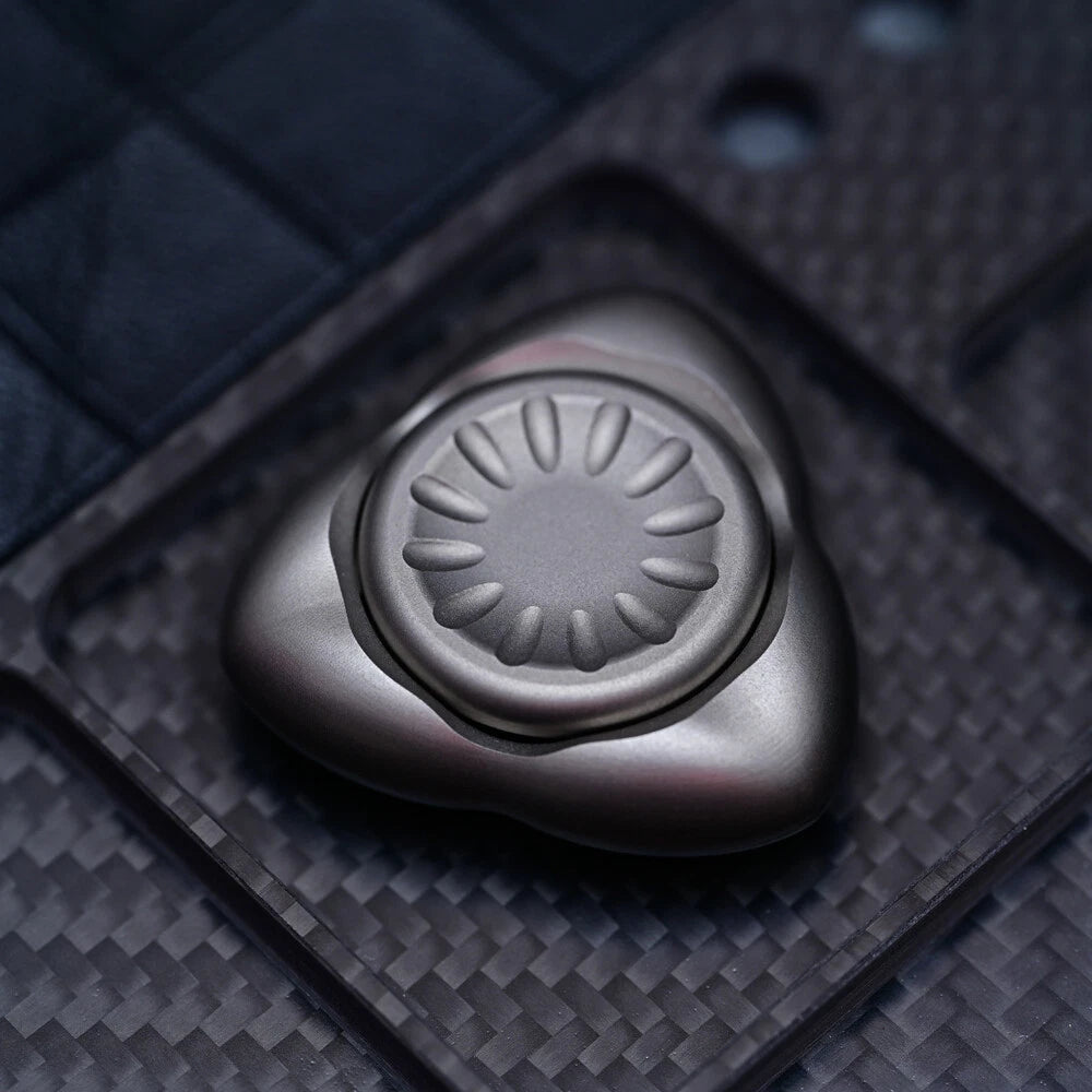 Novel EDC Fidget Spinner Creative Silver Stainless Steel Adult Fidget Toys Gifts 07FC0E-D4 - KOEEK