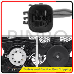 Ac Condenser Cooling Fan For BMW 320i 323i 325i 328i 330i 99-06 64546988913 07FC0E-D4 - KOEEK
