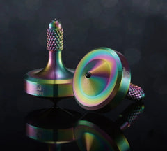 Stainless Steel Hand Twisting Spinning Top Gyro Gyroscope Spinner EDC Toy Gifts 07FC0E-D4 - KOEEK
