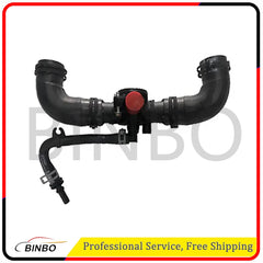 LR022690 Upper Water Outlet Connection Hose For Range Rover L322 TDV8 4.4L 07FC0E-D4 - KOEEK