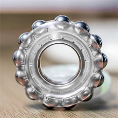 Creative Metal Punk Fidget Ring Fashionable and Novel Buddha Bead Fidget EDC Toy 07FC0E-D4 - KOEEK
