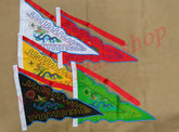 5pc Taoist Flag Customs Breaking Flag Five Dragon Flag Xianjia Five Color Flag 07FC0E-D4 - KOEEK