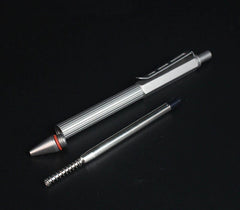 Titanium Pocket Pen Students Ballpoint Pen Portable Signature Pen Outdoor EDC 07FC0E-D4 - KOEEK