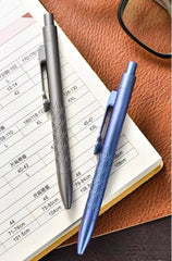 Titanium Alloy Ballpoint Pen EDC Pocket Signature Writing Pen Business Office 07FC0E-D4 - KOEEK