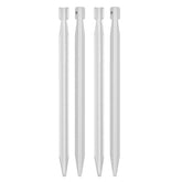 4PC silver Tent Stakes Peg Camping Outdoor aluminium Metal Nail Rope V Pull Hook 07FC0E-D4 - KOEEK