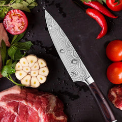 Professional Kitchen Knives High Carbon Stainless Steel Chef's Knife Set 07FC0E-D4 - KOEEK