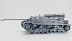 3D Printing 1/72 Hungarian 43M Zrinyi Sorozatveto Tank Unpainted Model Kit 07FC0E-D4 - KOEEK