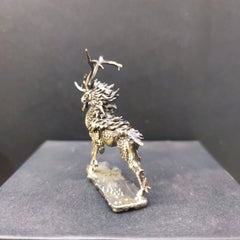 66mm Solid Copper Qilin Mythical Beast Ornament Feng Shui Home Decor 07FC0E-D4 - KOEEK