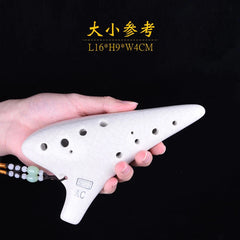 12 Holes Pottery Flute Beginner 12 Holes Ac C Key Professional Playing Pottery 07FC0E-D4 - KOEEK