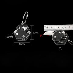 EDC Multi Tools Mini Portable Gadget 14-in-1 Pocket Multi Tool Keychain Key Ring 07FC0E-D4 - KOEEK