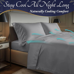 viscose fiber (bamboo fiber) double bed sheet set, 3-piece set