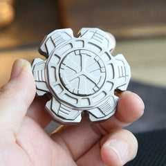 Silver Modern EDC Hand Spinner Stainless Steel Fidget Spinner Stress Relief Toy 07FC0E-D4 - KOEEK