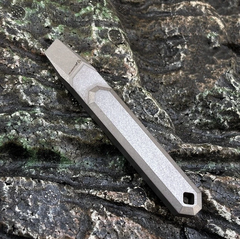 Titanium Alloy Pry Bar Crowbar EDC Pocket Outdoor Multi Tools Portable Keychain 07FC0E-D4 - KOEEK