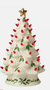 2021 Lenox Holiday Treasured Traditions 11" Lighted Christmas Tree 893624 LENOX - KOEEK