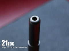 Frosted Titanium Alloy Snuff Tube Snuff Pipe Snuff Straw Snuff Snorkel EDC Tool 07FC0E-D4 - KOEEK