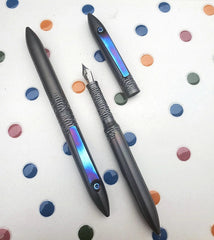 Zirconium Alloy Fountain Pen Business Signature Handwriting Drawing EDC Pen 07FC0E-D4 - KOEEK