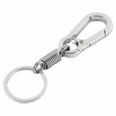 Metal Swivel Lobster Clasp Clip Keyring Keychain Key Holder 3cm Ring Dia 2PCS 07FC0E-D4 - KOEEK