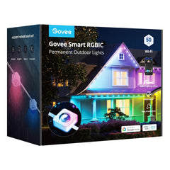 , Govee 50ft Smart RGBIC Permanent Outdoor Lights, Water & Sunproof, Sealed GOVEE - KOEEK