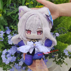 Anime Genshin Skirk Dress-Up Doll Plush Cotton Doll Stuffed Toy 07FC0E-D4 - KOEEK