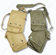U.S. Military Army Green Map Case Canvas Tech Bag Pack Carry Pouch Shoulder Bag 07FC0E-D4 - KOEEK